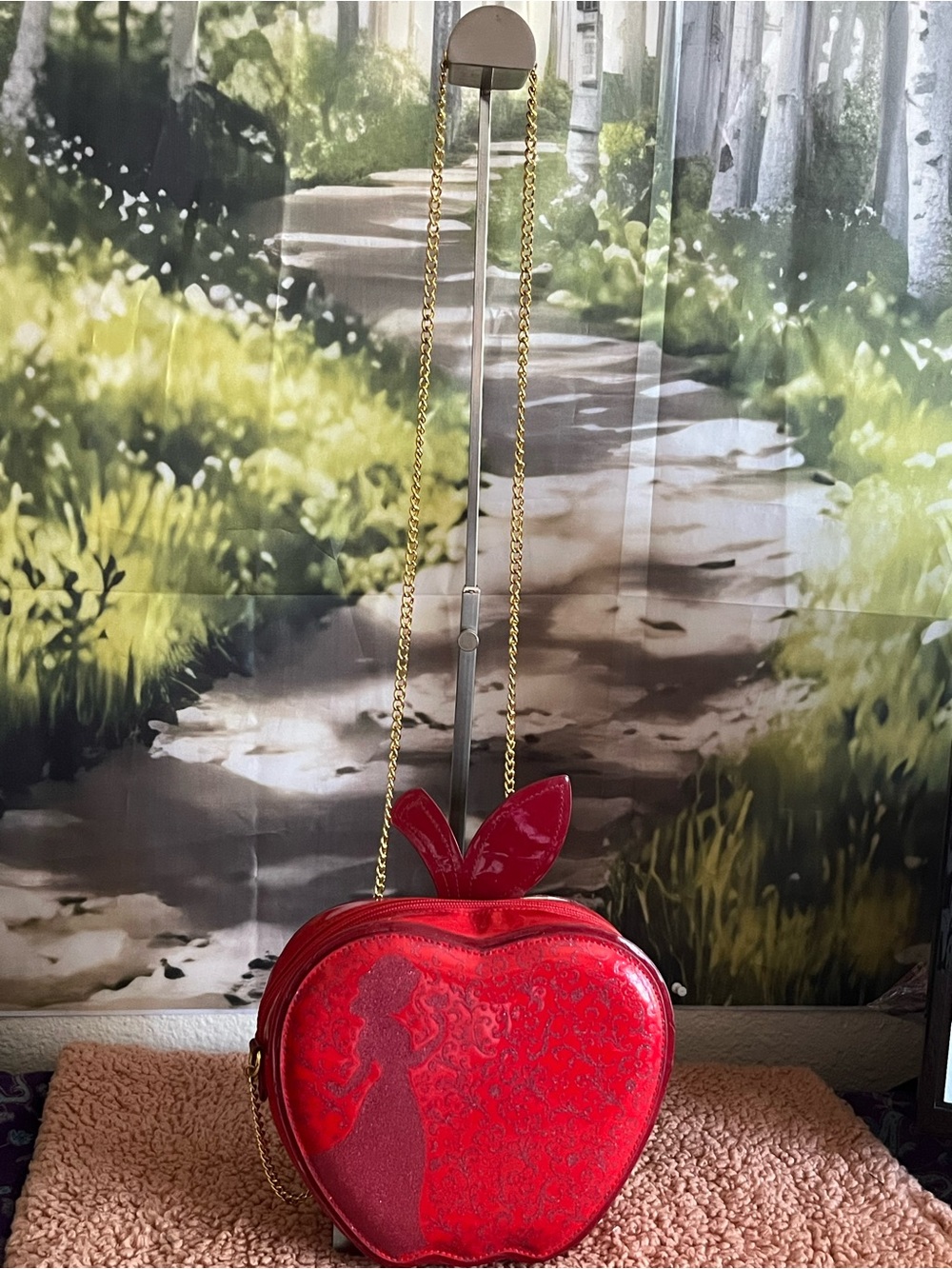 Disney parks Snow White silhouette Apple Crossbody